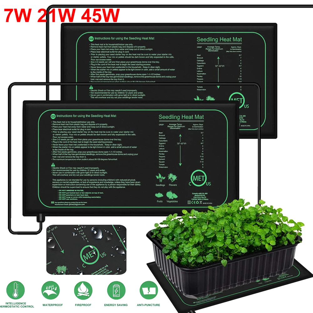 10/25/50CM Seedling Heat Mat I - đánh giá và giá Seedling Heat Pad
